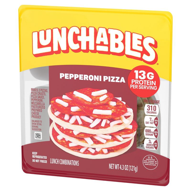 slide 9 of 15, Lunchables Pizza with Pepperoni - 4.3oz, 4.3 oz