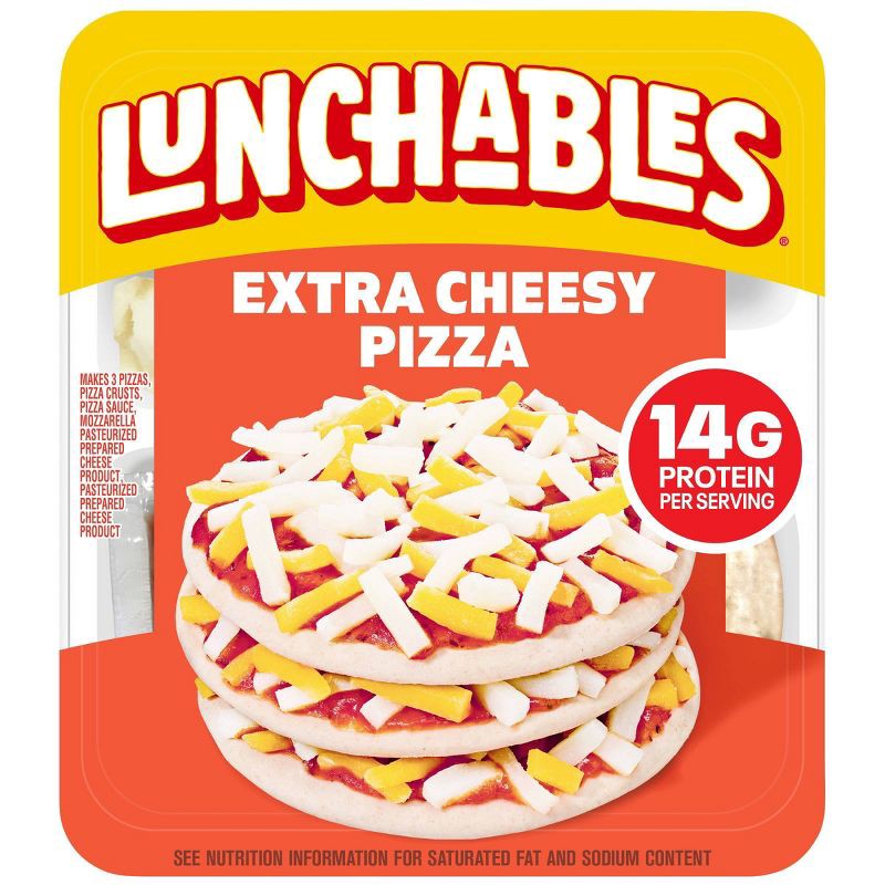 slide 1 of 9, Lunchables Extra Cheesy Pizza - 4.2oz, 4.2 oz