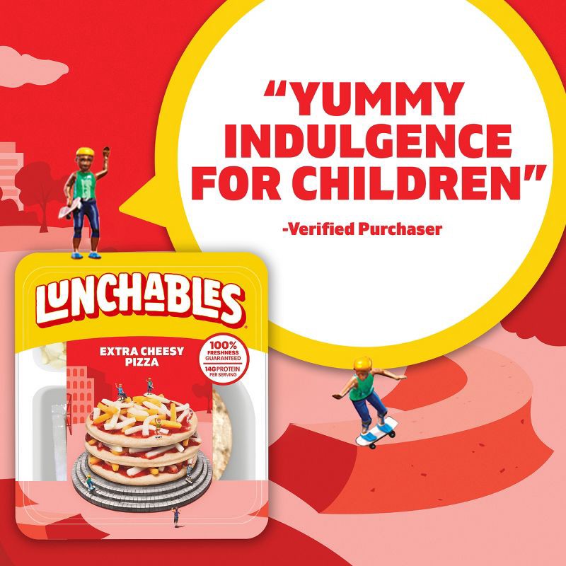 slide 8 of 11, Lunchables Extra Cheesy Pizza - 4.2oz, 4.2 oz