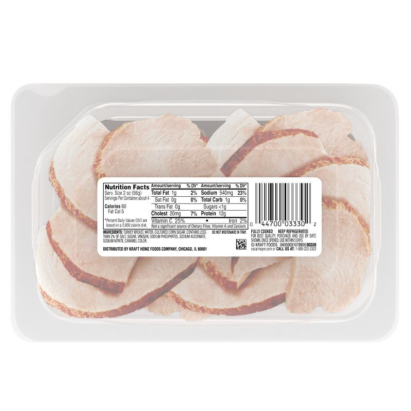slide 7 of 10, Oscar Mayer Carving Board Oven Roasted Turkey Breast Sliced Lunch Meat - 7.5oz, 7.5 oz