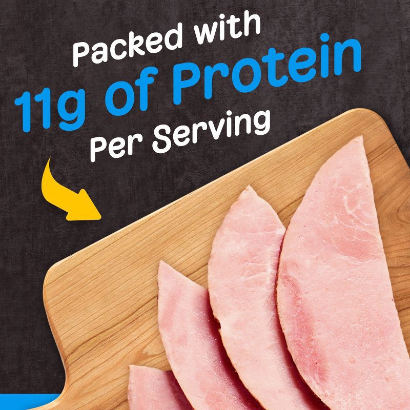 slide 4 of 9, Oscar Mayer Carving Board Slow Cooked Ham Sliced Lunch Meat - 7.5oz, 7.5 oz