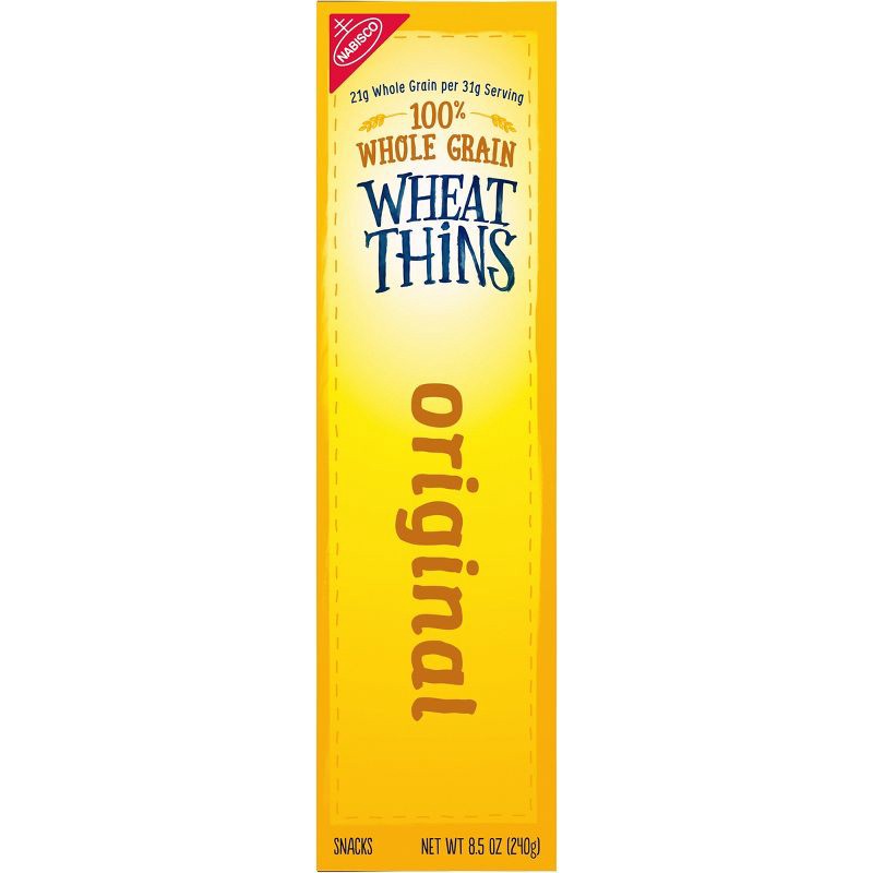 slide 10 of 12, Wheat Thins Original Whole Grain Wheat Crackers Snacks - 8.5oz, 8.5 oz