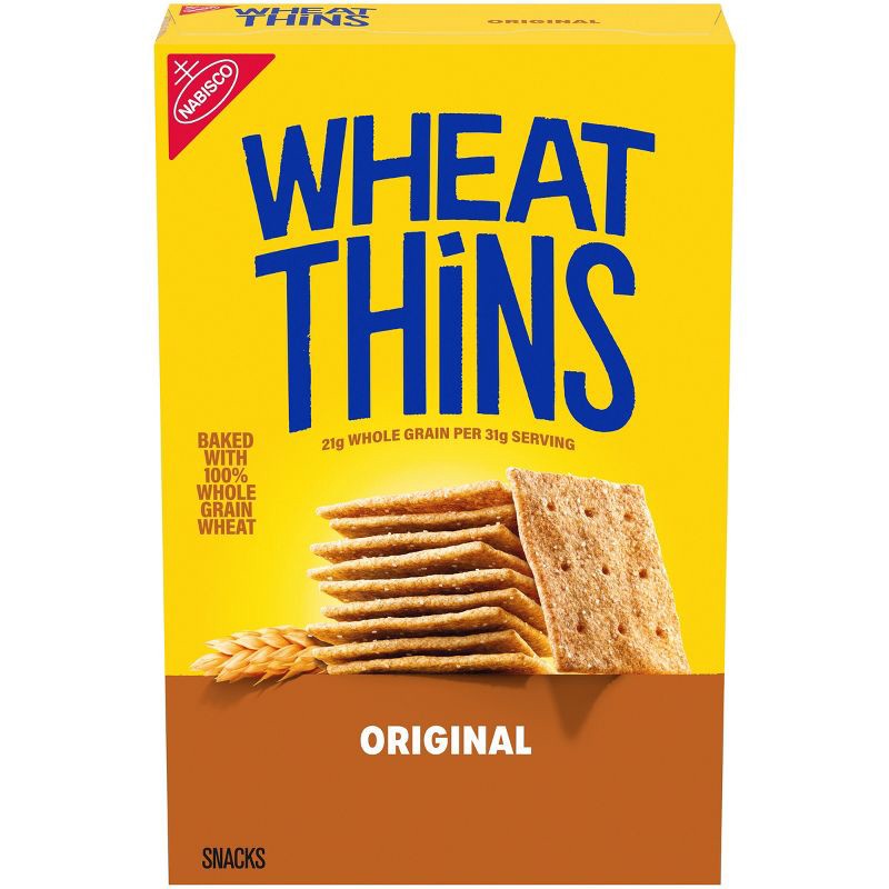 slide 1 of 12, Wheat Thins Original Whole Grain Wheat Crackers Snacks - 8.5oz, 8.5 oz