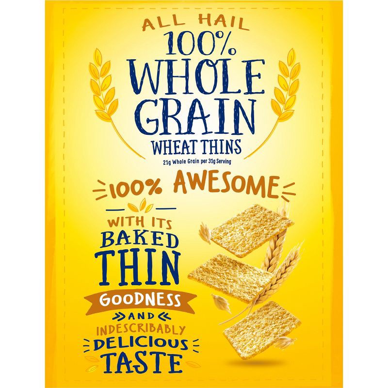slide 6 of 11, Wheat Thins Original Whole Grain Wheat Cracker Snacks Family Size - 14oz, 14 oz