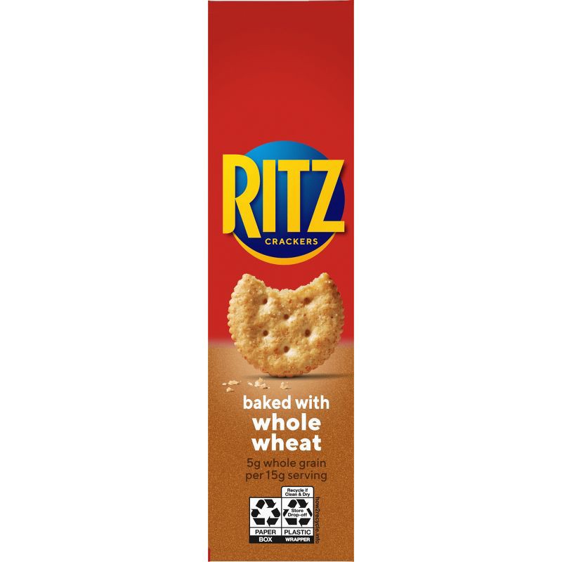 slide 5 of 16, Ritz Whole Wheat Crackers - 12.9oz, 12.9 oz