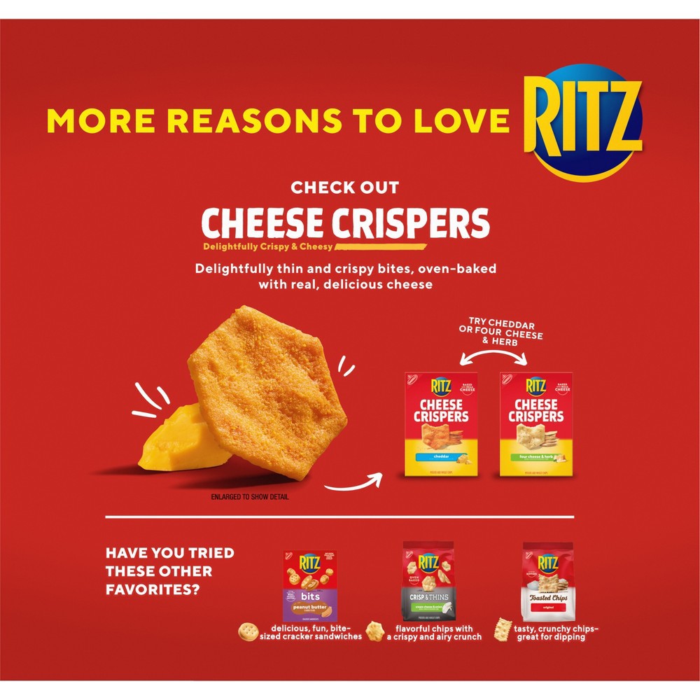 slide 7 of 13, Ritz Whole Wheat Crackers, 12.9 oz