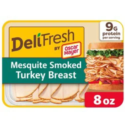 Oscar Mayer Deli Mesquite Smoked Turkey Breast Sliced Lunch Meat - 8oz