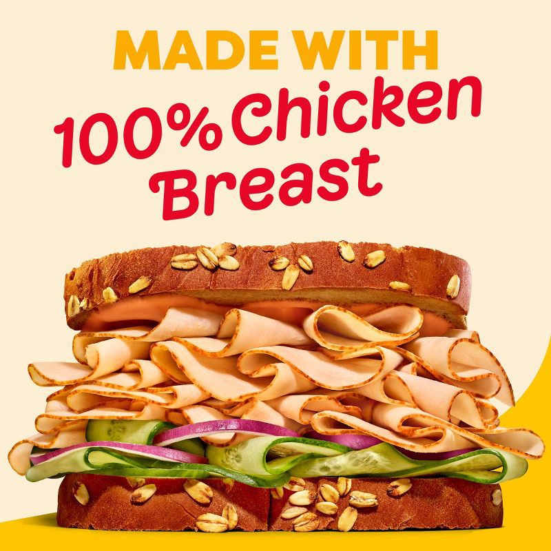slide 5 of 13, Oscar Mayer Deli Fresh Rotisserie Seasoned Chicken Breast Sliced Lunch Meat - 9oz, 9 oz