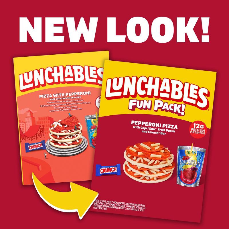 slide 3 of 10, Lunchables Pizza with Pepperoni - 10.7oz, 10.7 oz