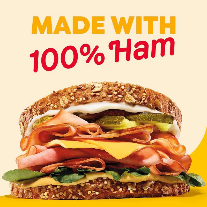 slide 5 of 9, Oscar Mayer Deli Fresh Smoked Uncured Ham Sliced Lunch Meat - 9oz, 9 oz