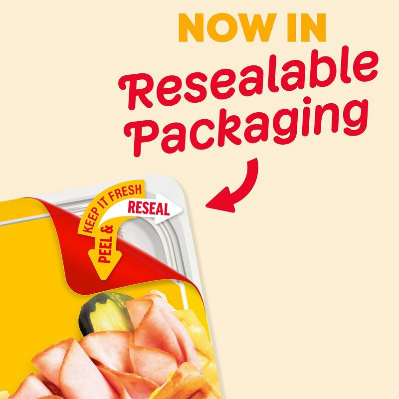 slide 6 of 9, Oscar Mayer Deli Fresh Smoked Uncured Ham Sliced Lunch Meat - 9oz, 9 oz