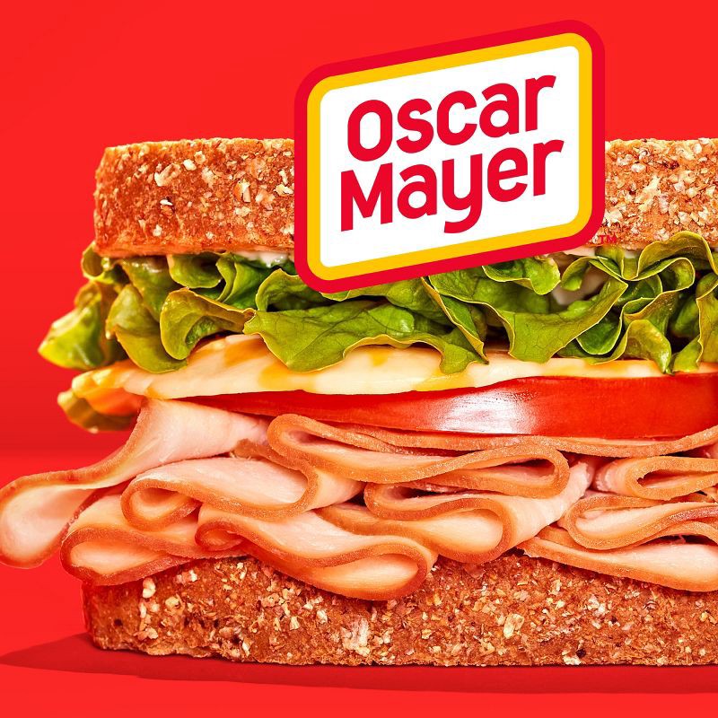 slide 4 of 10, Oscar Mayer Deli Fresh Smoked Turkey Breast Sliced Lunch Meat - 9oz, 9 oz