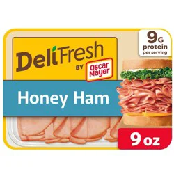 Oscar Mayer Deli Honey Uncured Ham Sliced Lunch Meat - 9oz