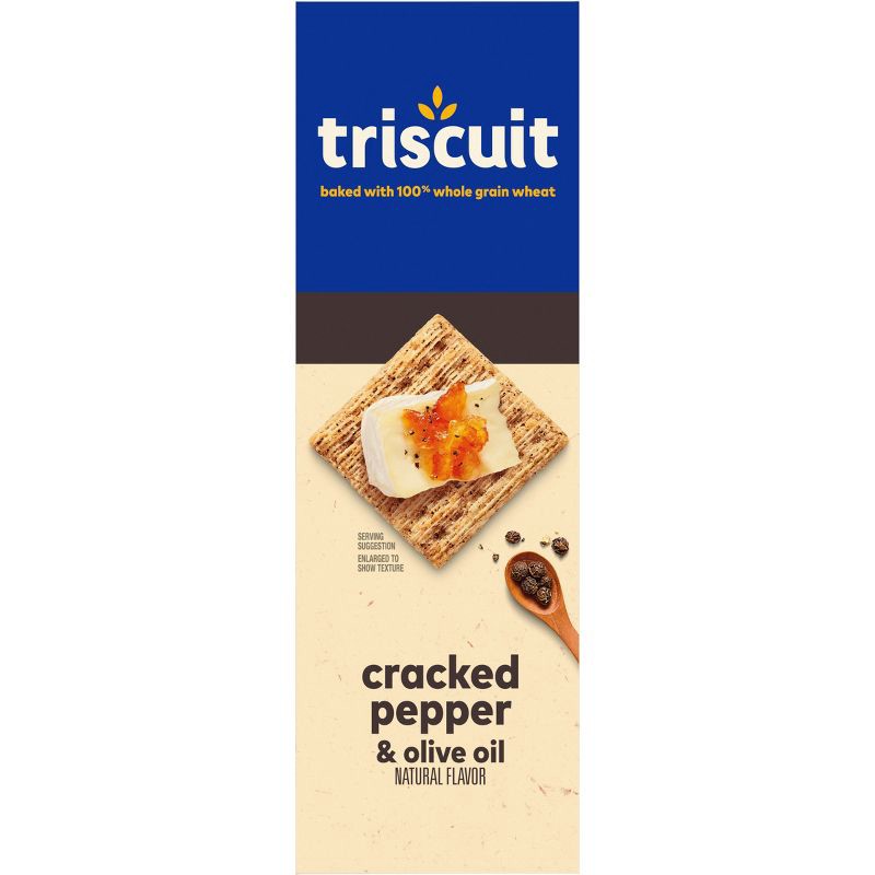 slide 6 of 12, Triscuit Cracked Pepper & Olive Oil Crackers - 8.5oz, 8.5 oz