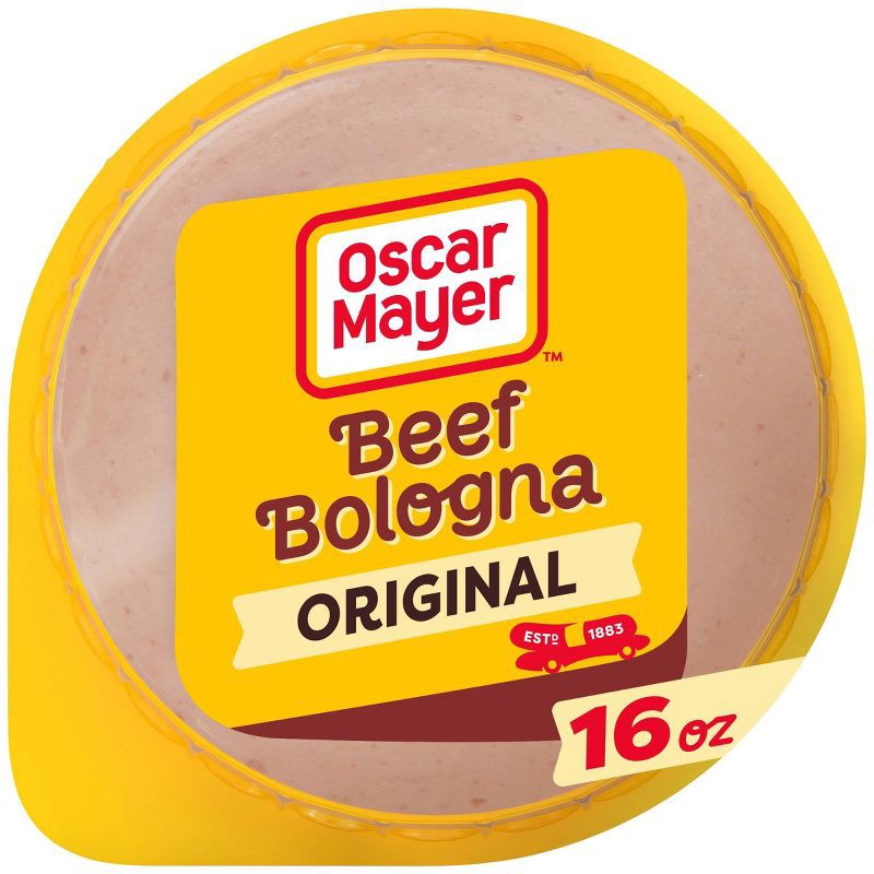 slide 1 of 9, Oscar Mayer Beef Bologna Sliced Lunch Meat - 16oz, 16 oz