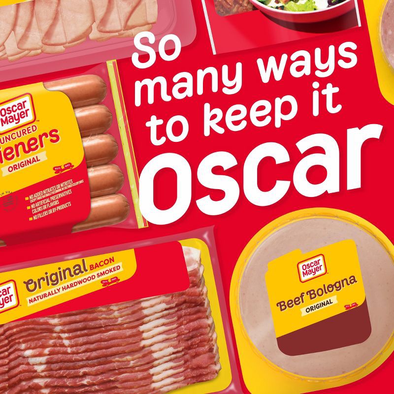 slide 7 of 12, Oscar Mayer Beef Bologna Sliced Lunch Meat - 16oz, 16 oz