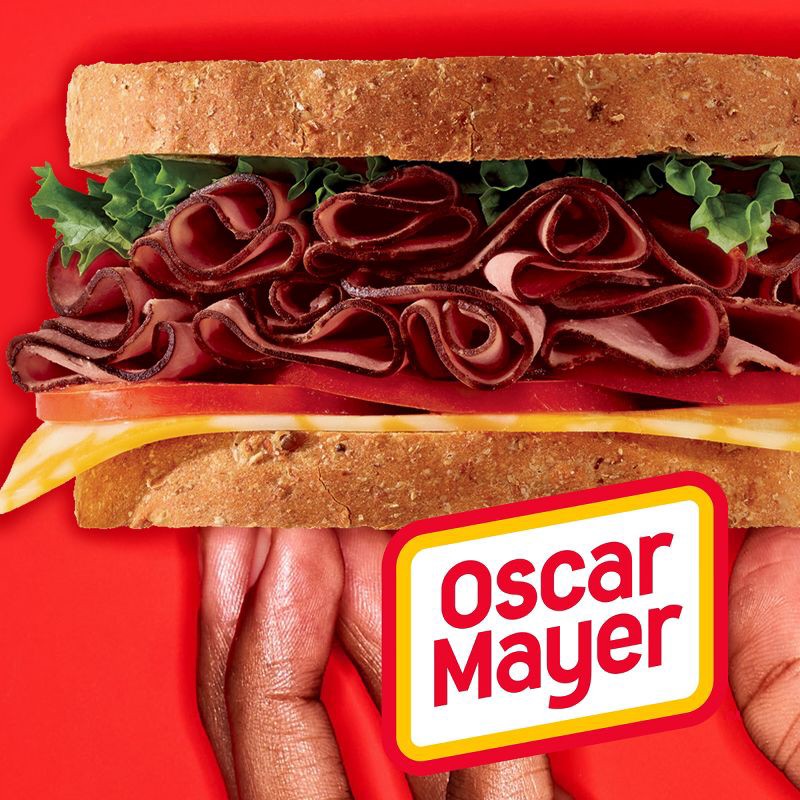 slide 4 of 9, Oscar Mayer Deli Fresh Slow Roasted Roast Beef Sliced Lunch Meat - 7oz, 7 oz