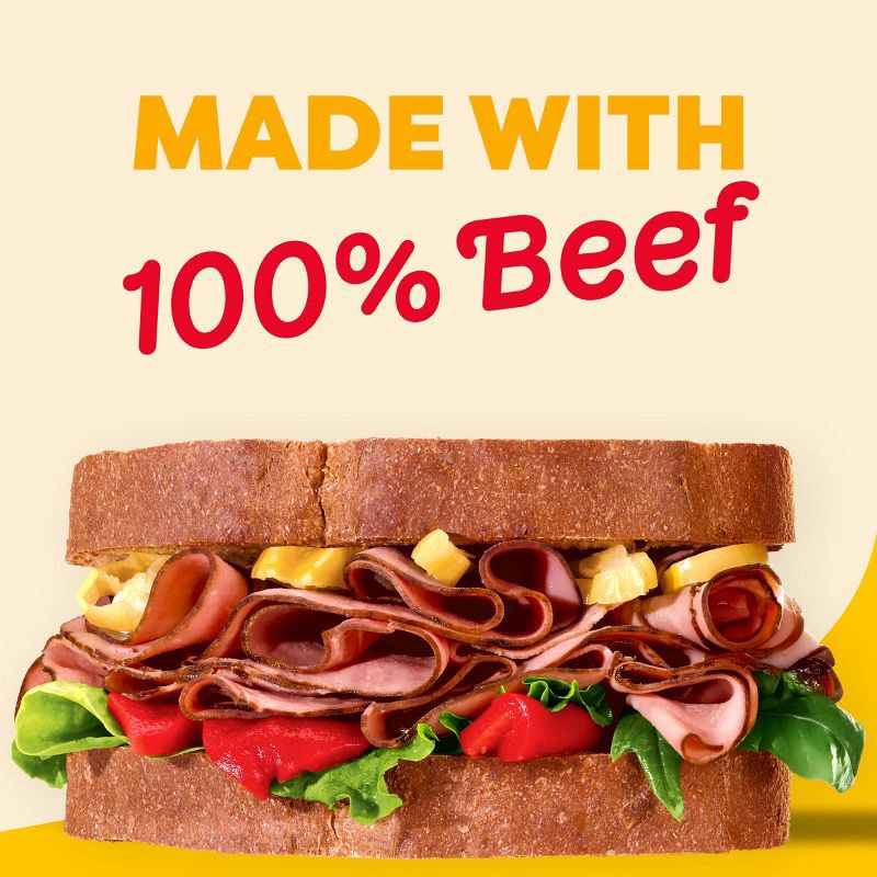 slide 5 of 9, Oscar Mayer Deli Fresh Slow Roasted Roast Beef Sliced Lunch Meat - 7oz, 7 oz