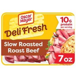 Oscar Mayer Deli Fresh Slow Roasted Roast Beef Sliced Lunch Meat - 7oz
