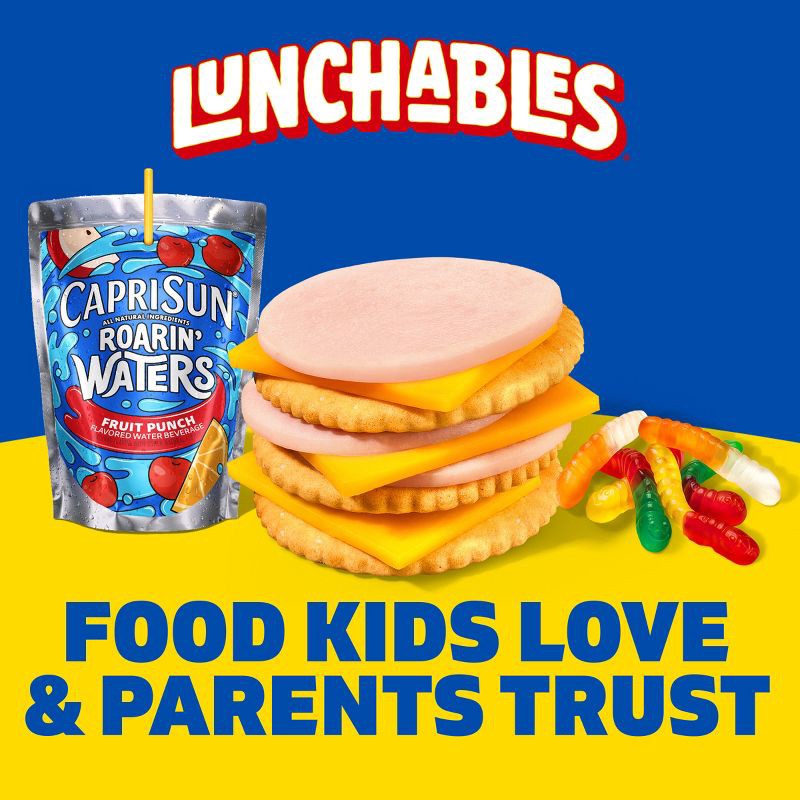 slide 5 of 9, Lunchables Turkey & Reduced Fat Cheddar Cheese Cracker Stackers - 9.2oz, 9.2 oz
