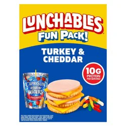 Lunchables Turkey & Reduced Fat Cheddar Cheese Cracker Stackers - 9.2oz