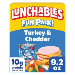 Lunchables Turkey & Reduced Fat Cheddar Cheese Cracker Stackers - 9.2oz