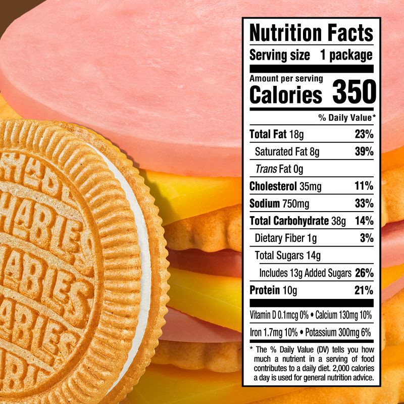 slide 2 of 11, Lunchables Ham & Cheddar Cheese Cracker Stackers - 3.5oz, 3.5 oz
