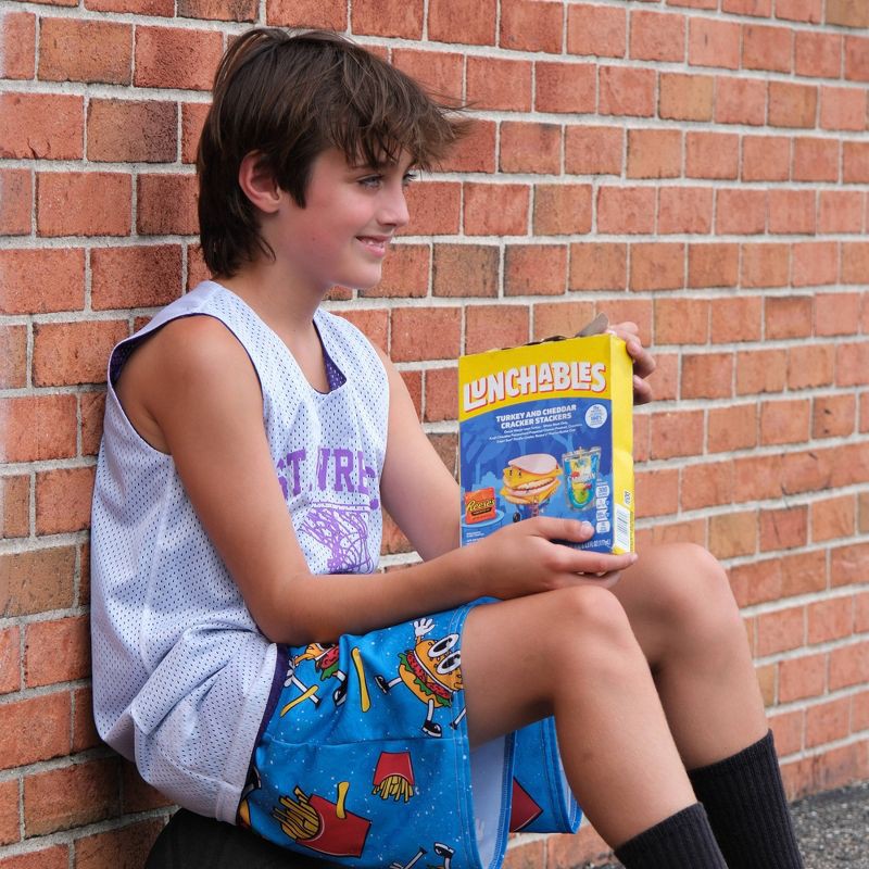 slide 10 of 11, Lunchables Ham & Cheddar Cheese Cracker Stackers - 3.5oz, 3.5 oz