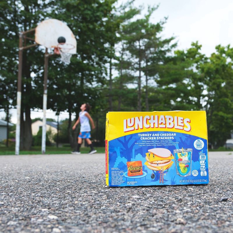 slide 11 of 11, Lunchables Ham & Cheddar Cheese Cracker Stackers - 3.5oz, 3.5 oz