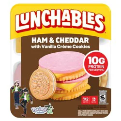 Lunchables Ham & Cheddar Cheese Cracker Stackers - 3.5oz