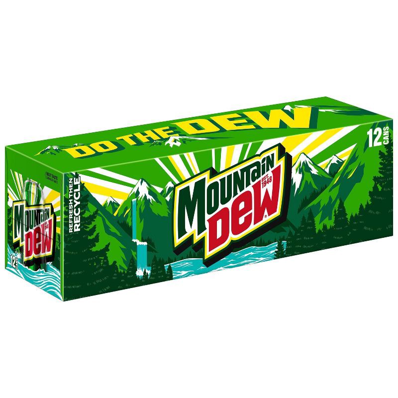 slide 2 of 7, Mtn Dew Mountain Dew Citrus Soda - 12pk/12 fl oz Cans, 12 ct; 12 fl oz