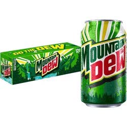 Mtn Dew Mountain Dew Citrus Soda - 12pk/12 fl oz Cans: Caffeinated