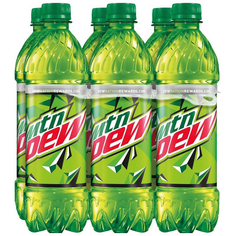 slide 2 of 4, Mtn Dew Mountain Dew Soda - 6pk/16.9 fl oz Bottles, 6 ct; 16.9 fl oz