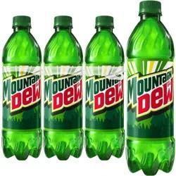 Mtn Dew Mountain Dew Soda - 6pk/16.9 fl oz Bottles