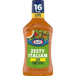 Kraft Lite Zesty Italian Salad Dressing - 16fl oz