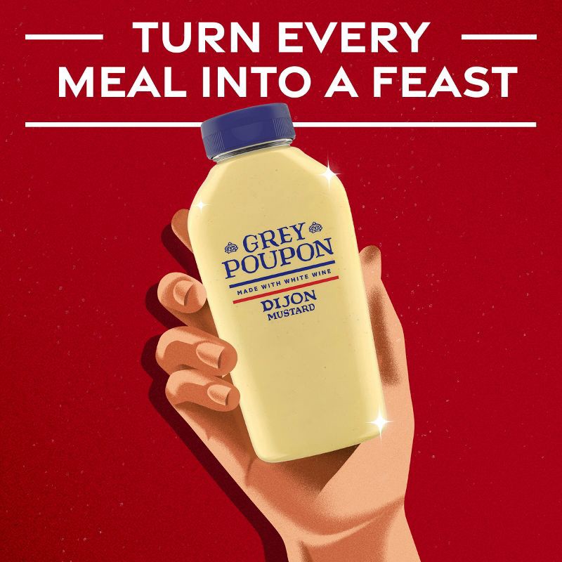 slide 3 of 11, Grey Poupon Dijon Mustard Squeeze Bottle - 10oz, 10 oz