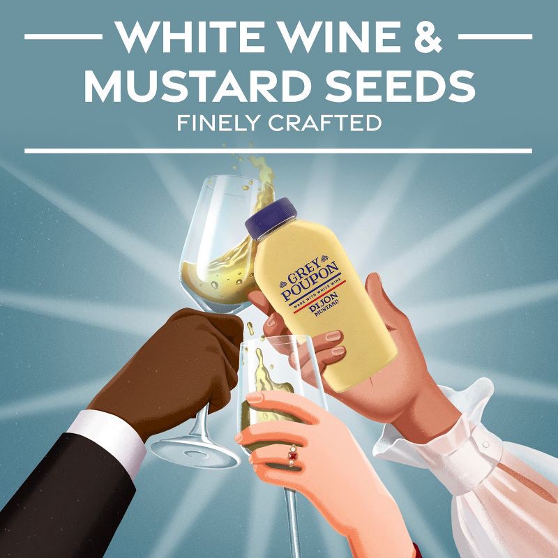 slide 4 of 11, Grey Poupon Dijon Mustard Squeeze Bottle - 10oz, 10 oz