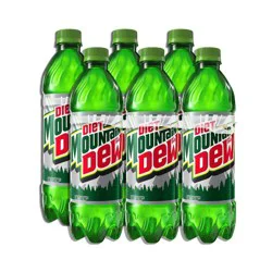 Diet Mtn Dew Diet Mountain Dew Citrus Soda - 6pk/16.9 fl oz Bottles