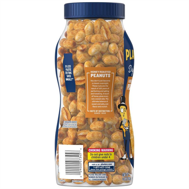 slide 5 of 9, Planters Honey Dry Roasted Peanuts - 16oz, 16 oz