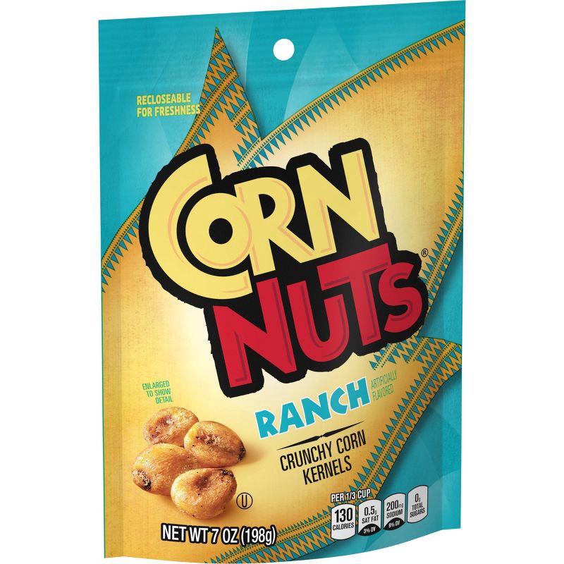 slide 2 of 5, Planters Corn Nuts Ranch Crunchy Corn Snacks 7oz, 7 oz