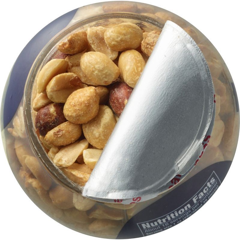 slide 5 of 9, Planters Heart Healthy Dry Roasted Peanuts - 16oz, 16 oz