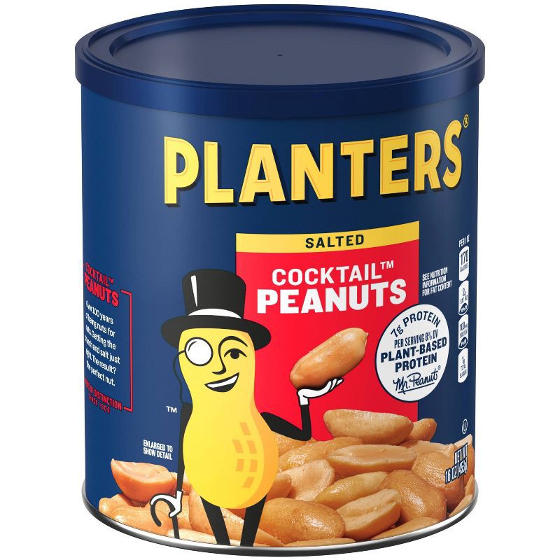 slide 3 of 10, Planters Heart Healthy Cocktail Peanuts - 16oz, 16 oz