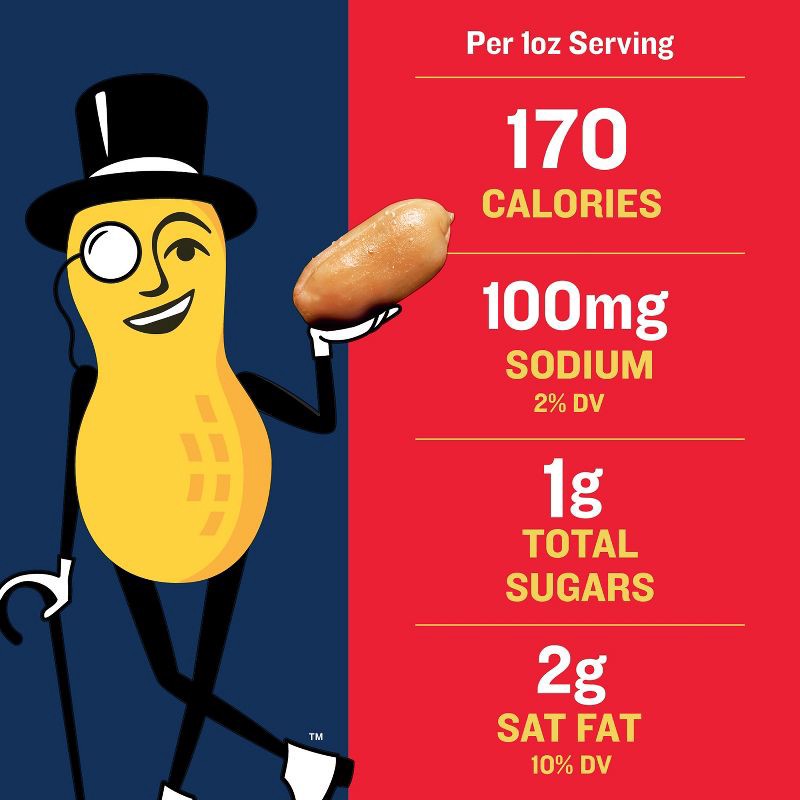 slide 8 of 11, Planters Heart Healthy Cocktail Peanuts - 16oz, 16 oz