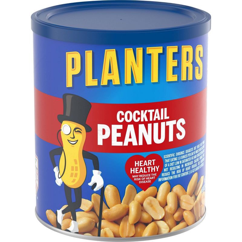 slide 11 of 11, Planters Heart Healthy Cocktail Peanuts - 16oz, 16 oz