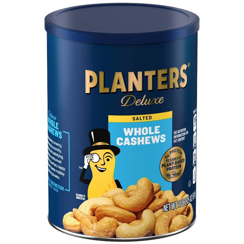 slide 2 of 12, Planters Deluxe Salted Whole Cashews - 18.25oz, 18.25 oz