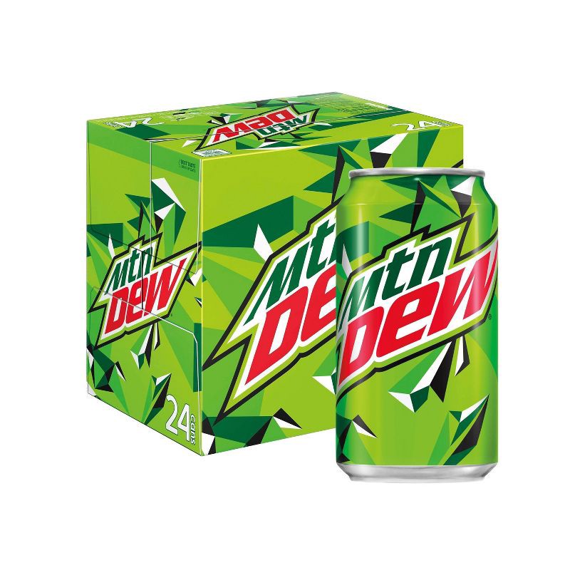 slide 1 of 3, Mtn Dew Mountain Dew Citrus Soda - 24pk/12 fl oz Cans, 24 ct; 12 fl oz