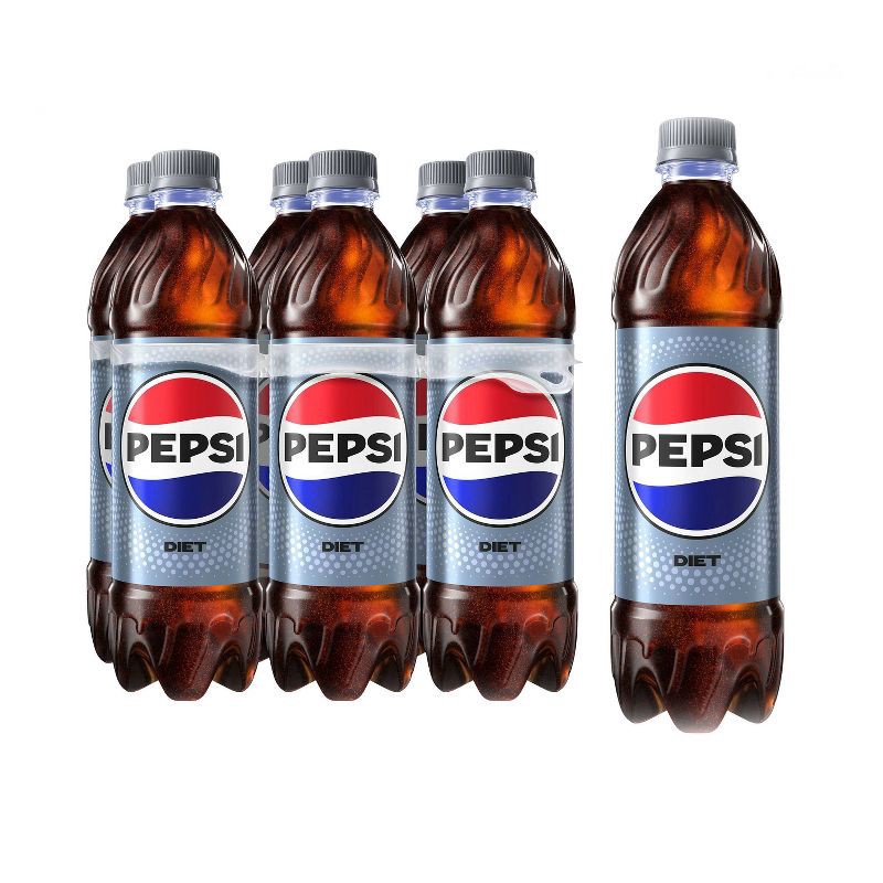 slide 1 of 8, Diet Pepsi Cola Soda - 6pk/16.9 fl oz Bottles, 6 ct; 16.9 fl oz