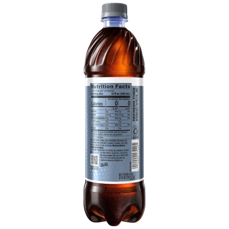 slide 3 of 7, Diet Pepsi Diet 0 Calorie Pepsi Cola Soda Bottles - 6pk/24 fl oz, 6 ct, 24 fl oz