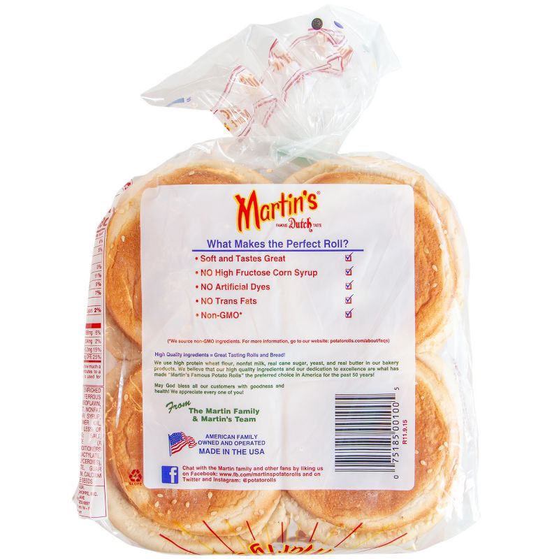 slide 2 of 8, Martin's Big Marty Rolls - 18oz/8ct, 8 ct; 18 oz