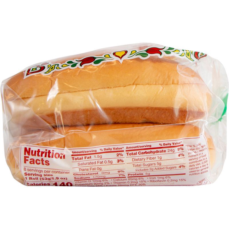 slide 4 of 10, Martin's Long Roll Potato Sandwich Rolls - 15oz/8ct, 8 ct; 15 oz